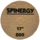 Hydro-Force, Stone Polishing Pad, Spinergy, Red, 800 Grit, 17" 1652-2233