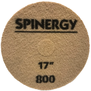 Hydro-Force, Stone Polishing Pad, Spinergy, Red, 800 Grit, 17" 1652-2233
