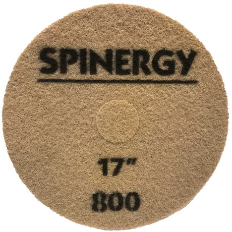 Hydro-Force, Stone Polishing Pad, Spinergy, Red, 800 Grit, 17" 1652-2233