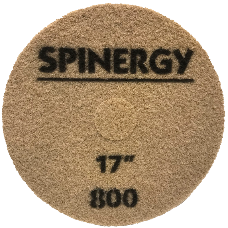 Hydro-Force, Stone Polishing Pad, Spinergy, Red, 800 Grit, 17