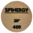 Hydro-Force, Stone Polishing Pad, Spinergy, Black, 400 Grit, 20" 1655-2236