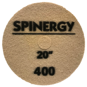 Hydro-Force, Stone Polishing Pad, Spinergy, Black, 400 Grit, 20" 1655-2236