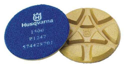 Husqvarna Polishing Pads, 1500 Grit, 3 In P1247 574428701 A97951