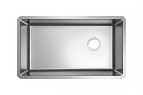 IPT 18 GAUGE UNDERMOUNT 32 IN. SINGLE BOWL SINK UR3219SBR STORE PICKUP ONLY - FreemanLiquidators - [product_description]