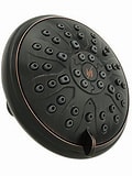 Vida Alegria 5-Inch Spashower High Pressure Shower Head; 2.5 gpm, 5 Sprays + Water-Saver (Oil Rubbed Bronze) - FreemanLiquidators